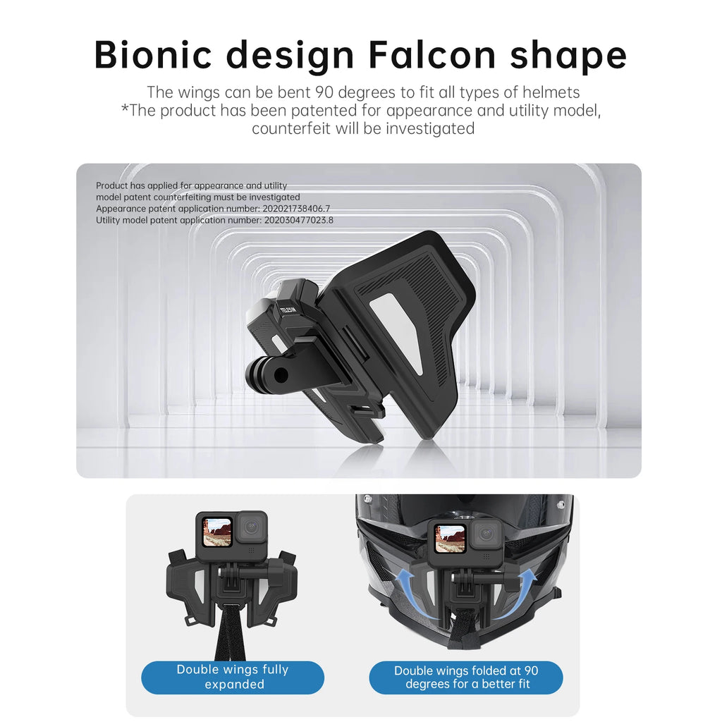 Send It Helmet Chin Mount front mount view