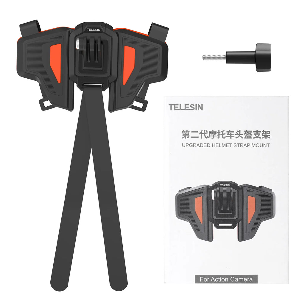 Send It Helmet Chin Mount in use on track